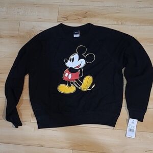 Disney women's XS black Mickey Mouse sweater